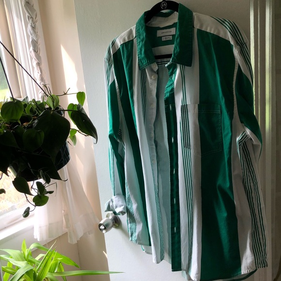 urban outfitters striped button down - Picture 2 of 3